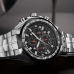 Sports Watches For Men Fashion Quartz Men Big Clock WWOOR Top Brand Luxury Military Full Steel Waterproof Chronograph Wristwatch - Image 2