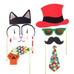 36pcs Circus Joker Clown Photo Booth Props For Wedding Birthday Party Carnival Bachelorette Dress Up Decoration Acessories - Image 3