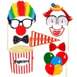 36pcs Circus Joker Clown Photo Booth Props For Wedding Birthday Party Carnival Bachelorette Dress Up Decoration Acessories - Image 4