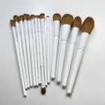 Makeup Brush Set - 14Pcs Synthetic Hair Foundation Eyeshadow Powder Contour Professional Beauty Tool - Image 7