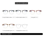 1pcs Men Retro Anti Blue Light Computer Glasses Reading And Gaming Glasses - Image 13