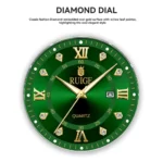 RUIGE Fashion Men's Watch Roman Scale Minimalist Men's Famous Watch Night Glow Waterproof Trendy Watch - Image 22