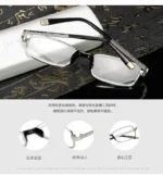 2024 New High-Definition Glass Lens Reading Glass For Men And Women Protection Presbyopic Glasses Comfortable - Image 2