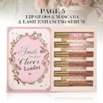 5‑Page Full Face Makeup Kit, Matte & Shimmer Eyeshadow, Blush, Contour, Lip Gloss Mascara for Versatile Makeup Looks - Image 17