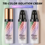 Three-color makeup base is light, moisturizing, easy to apply, and provides long-lasting makeup - Image 2