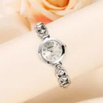 Women Watches 2024 Luxury Brands Stainless Steel Crystal Bracelet Wrist Watch Fashion Ladies Dress Reloj Mujer Montre Femme - Image 5