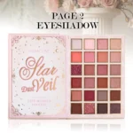 5‑Page Full Face Makeup Kit, Matte & Shimmer Eyeshadow, Blush, Contour, Lip Gloss Mascara for Versatile Makeup Looks - Image 14