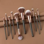 Makeup Brushes Set, 15Pcs Face Eye Makeup Brush Kit – Foundation Powder Blush Brush, Eyeshadow Eyeliner Eyebrow Brush, Highlight - Image 33