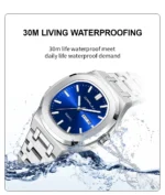 Watches for Men Analog Quartz Men's Wristwatch Luxury Casual Business Men's Watch Waterproof Stainless Steel Gift for Him - Image 15