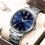 RUIGE Fashion Men's Watch Roman Scale Minimalist Men's Famous Watch Night Glow Waterproof Trendy Watch - Image 7