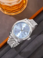 Fashion Men's Watches Date High-end Luxury Casual Sport Clock Classic Business Quartz Male Stainless Steel Wristwatches - Image 19