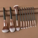 Makeup Brushes Set, 15Pcs Face Eye Makeup Brush Kit – Foundation Powder Blush Brush, Eyeshadow Eyeliner Eyebrow Brush, Highlight - Image 34