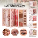 5‑Page Full Face Makeup Kit, Matte & Shimmer Eyeshadow, Blush, Contour, Lip Gloss Mascara for Versatile Makeup Looks - Image 5
