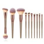 Makeup Brushes Set, 15Pcs Face Eye Makeup Brush Kit – Foundation Powder Blush Brush, Eyeshadow Eyeliner Eyebrow Brush, Highlight - Image 14