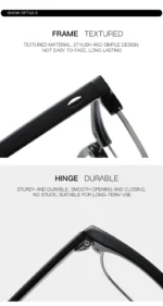 1pcs Men Retro Anti Blue Light Computer Glasses Reading And Gaming Glasses - Image 17