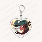 Hot Game Love Keychains for Accessories Bag Ena Dream BBQ Coral Glasses Taski Maiden Keyrings Jewelry Gamer Fans Gaming Gifts - Image 17