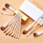 Makeup Brush Set - 14Pcs Synthetic Hair Foundation Eyeshadow Powder Contour Professional Beauty Tool - Image 2