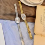 1pc New Fashionable Women's Watch With Gold Bracelet, Vintage & Luxury Ins Style, Elegant & Versatile Quartz Watch ladies watch - Image 3