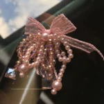 2PCS Bow tie lace hand beaded cloth ear stud accessories DIY hair accessories clothing accessories bags bow accessories - Image 4
