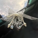 2PCS Bow tie lace hand beaded cloth ear stud accessories DIY hair accessories clothing accessories bags bow accessories - Image 8