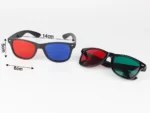 Red Green Plastic Glasses Red Blue Eyeglasses For Amblyopia Training - Image 9
