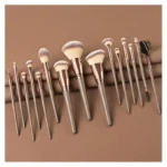 Makeup Brushes Set, 15Pcs Face Eye Makeup Brush Kit – Foundation Powder Blush Brush, Eyeshadow Eyeliner Eyebrow Brush, Highlight