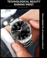 RUIGE Fashion Men's Watch Roman Scale Minimalist Men's Famous Watch Night Glow Waterproof Trendy Watch - Image 20