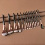 Makeup Brushes Set, 15Pcs Face Eye Makeup Brush Kit – Foundation Powder Blush Brush, Eyeshadow Eyeliner Eyebrow Brush, Highlight - Image 26