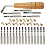 1 Set Of Professional Lyre Harp Accessories Including Sturdy String Nails Lyre Pegs Adjuster Tools For Musical Instrument - Image 5