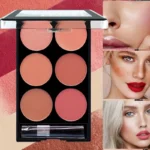 6-color blush and contouring all-in-one palette, pearlescent matte powder makeup palette - Image 7