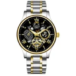 UTHAI Watch For Men Trendy High End Light Luxury Versatile Quartz Wristwatches Waterproof Roman Hollow Male's Clock Watch - Image 6
