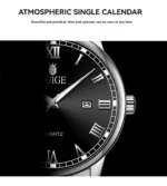 RUIGE Fashion Men's Watch Roman Scale Minimalist Men's Famous Watch Night Glow Waterproof Trendy Watch - Image 13