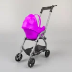1/12 Miniature Dollhouse Accessories  Educational Toy DIY Assemble Playhouse Nursery Furniture Stroller Plastic Trolley - Image 14