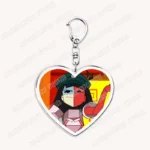 Hot Game Love Keychains for Accessories Bag Ena Dream BBQ Coral Glasses Taski Maiden Keyrings Jewelry Gamer Fans Gaming Gifts - Image 36