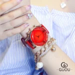 New High-End Selection Of Women'SWatchesTrendy And Stylish Quartz Watches With Simple And Elegant Large Dials And Leather Straps - Image 6