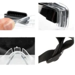 Safety Glasses - Splash-Proof, Dust-Proof & Sand-Proof Goggles, Adjustable Clear Eyewear for Cycling, Skiing and Sports - Image 6