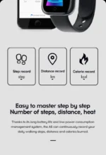 Smart Watch For Women Men Wristwatch Bluetooth Connected Phone Player Music Fitness Sport Bracelet Sleep Monitor Digital Watches - Image 26