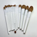 Makeup Brush Set - 14Pcs Synthetic Hair Foundation Eyeshadow Powder Contour Professional Beauty Tool - Image 5
