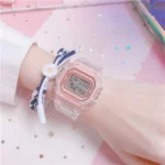 Men Women Watches  Fashion LED Casual Transparent Digital Display Sport  Lover's Gift  Children Kid's Wristwatch Female Clock - Image 6