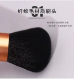 Makeup Brush Beauty Tool - 1Pcs Foundation, Blush, Concealer, Contour, Highlight, Cheek Brush for Blending, Round Angled Top - Image 16