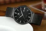 2022 Fashion Wwoor Top Brand Men Simple Slim Watches Luxury Gold Steel Mesh Ultra Thin Waterproof Date Wrist Watch Golden Clock - Image 21