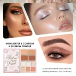 5‑Page Full Face Makeup Kit, Matte & Shimmer Eyeshadow, Blush, Contour, Lip Gloss Mascara for Versatile Makeup Looks - Image 19