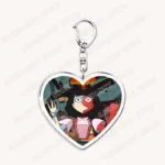 Hot Game Love Keychains for Accessories Bag Ena Dream BBQ Coral Glasses Taski Maiden Keyrings Jewelry Gamer Fans Gaming Gifts - Image 39