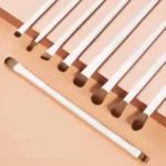 Makeup Brush Set - 14Pcs Synthetic Hair Foundation Eyeshadow Powder Contour Professional Beauty Tool - Image 4