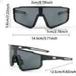 1pc Men'S Large Frame Fashion Glasses Lightweight & Durable for Daily Life & Activities Casual Style Ordinary Decorative Glasses - Image 6