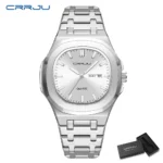Watches for Men Analog Quartz Men's Wristwatch Luxury Casual Business Men's Watch Waterproof Stainless Steel Gift for Him - Image 7