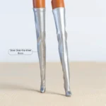 Shoes Accessories Handmade Shoes Exquisite 1/6 Supermodel High Heels Boots Accessories - Image 8