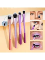 8pcs Makeup Brush Kit Soft Synthetic Hair Make Up Brushes Foundation Blush Eyeshadow Cosmetic Makeup Tools - Image 6