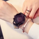 New High-End Selection Of Women'SWatchesTrendy And Stylish Quartz Watches With Simple And Elegant Large Dials And Leather Straps - Image 4