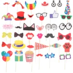 36pcs Circus Joker Clown Photo Booth Props For Wedding Birthday Party Carnival Bachelorette Dress Up Decoration Acessories - Image 2